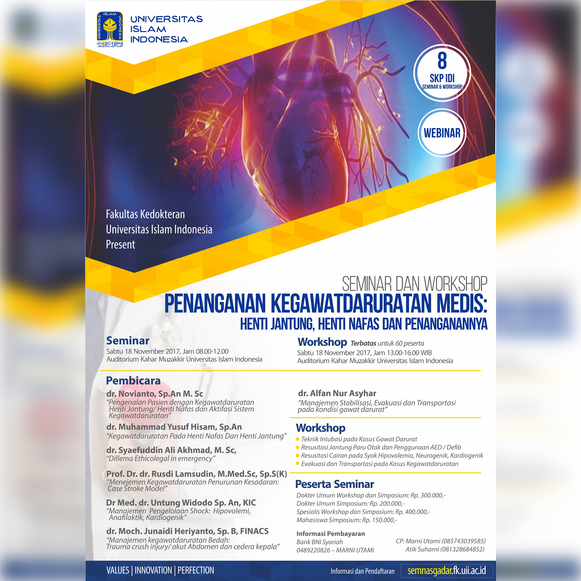 NATIONAL SEMINAR AND WORKSHOP on Medical Emergencies: Cardiac/Respiratory Arrest and Its Management